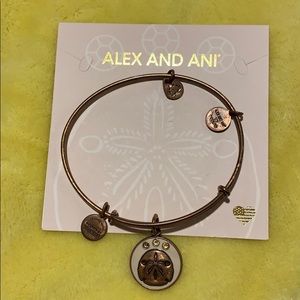 Alex and Ani sand dollar bangle